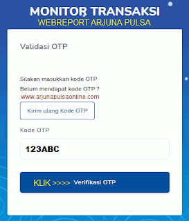 webreport arjuna pulsa